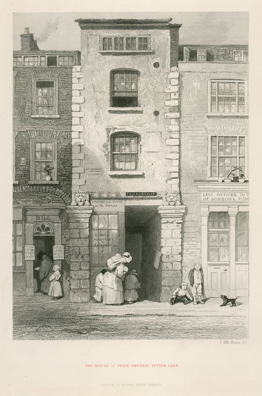 La maison de John Dryden, Fetter Lane - English School