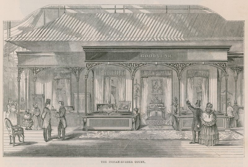 La cour de caoutchouc indien, Crystal Palace - English School