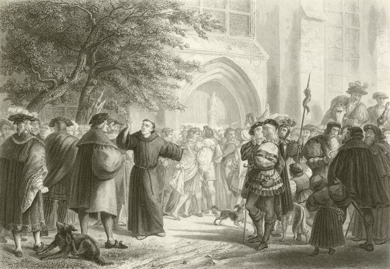 Les indulgences, ou les quatre-vingt-quinze thèses - English School