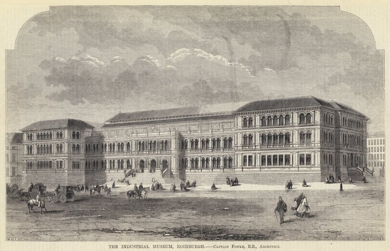 Le Musée Industriel, Édimbourg (gravure) - English School
