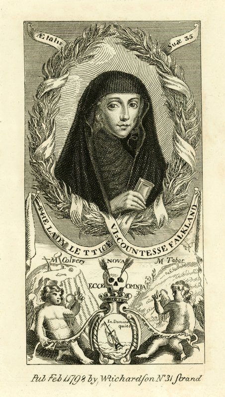 La Dame Lettice, Vicomtesse Falkland - English School