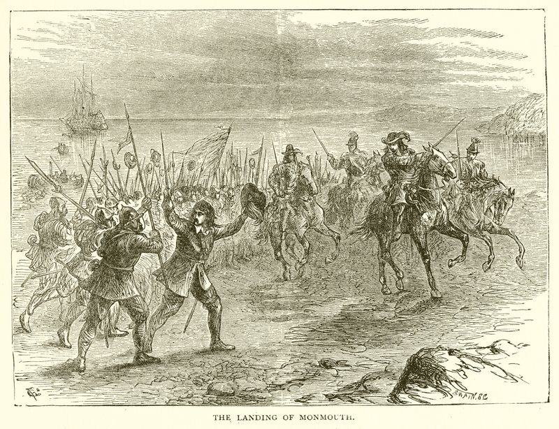 Le débarquement de Monmouth - English School