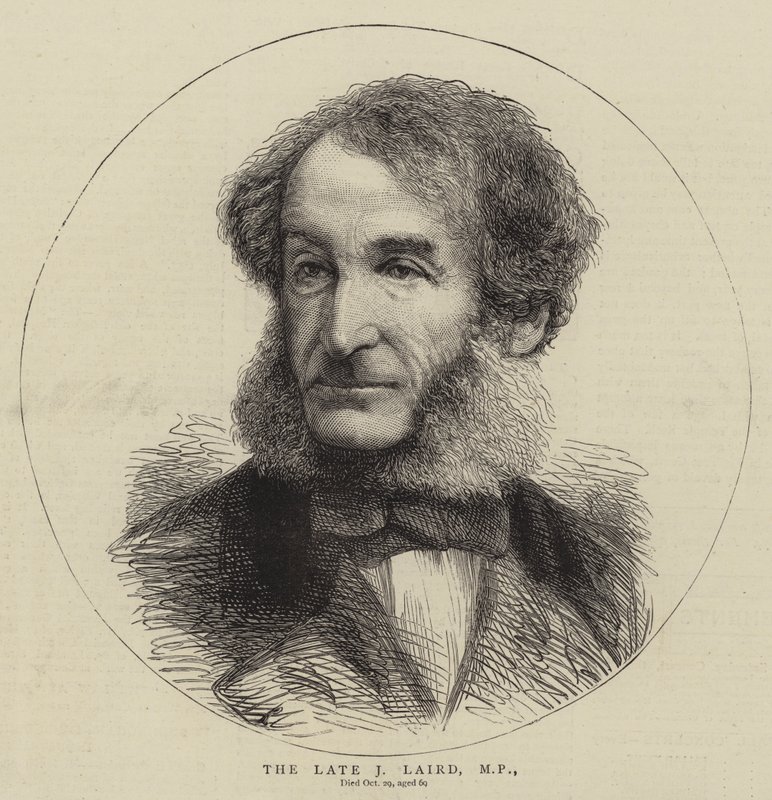 Le défunt J Laird, MP (gravure) - English School