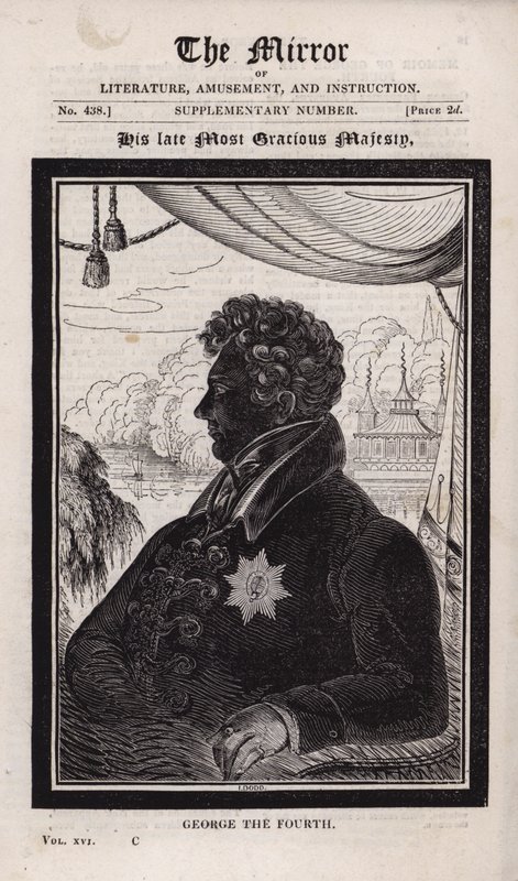 Feu le roi George IV - English School