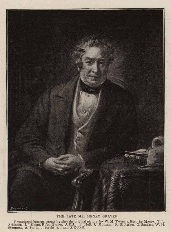 Le défunt M. Henry Graves (gravure) - English School