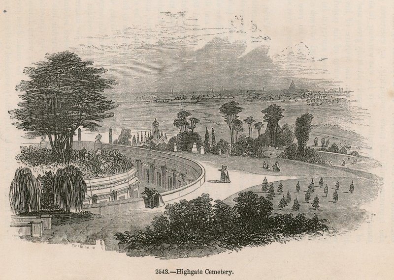 La Catacombe du Liban, Cimetière de Highgate, Londres - English School