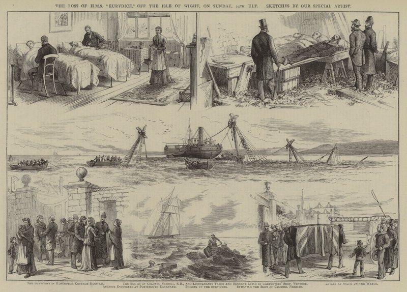 La perte du HMS "Eurydice" au large de l