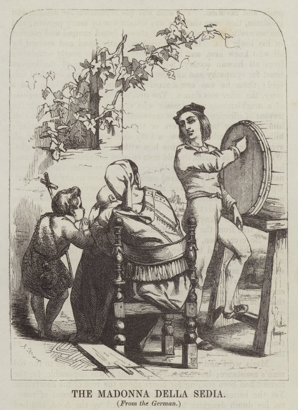 La Madone della Sedia (gravure) - English School