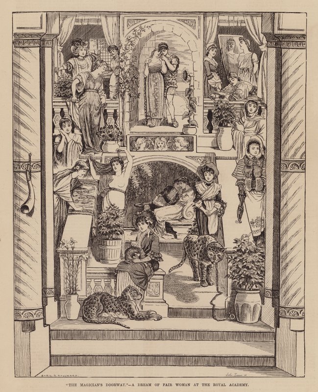 La Porte du Magicien - un rêve de belle femme à la Royal Academy - English School