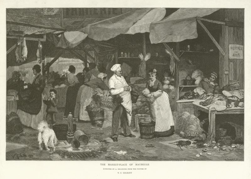 La place du marché de Maubeuge - English School