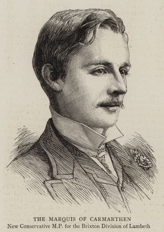 Le marquis de Carmarthen (gravure) - English School