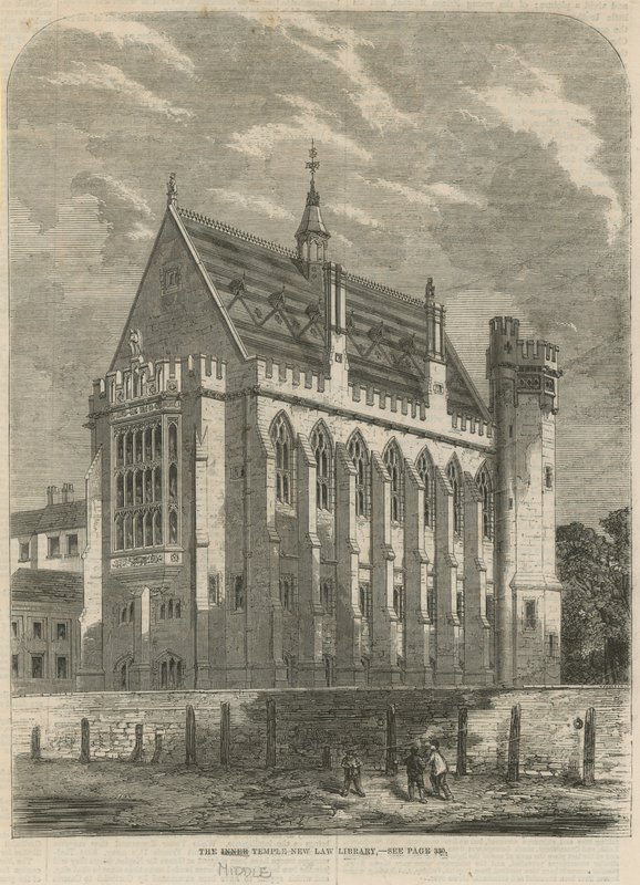La nouvelle bibliothèque de droit du Middle Temple - English School