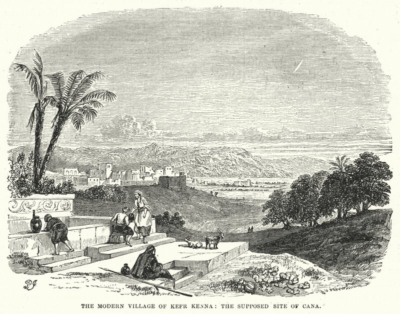 Le village moderne de Kefr Kenna, le site supposé de Cana - English School