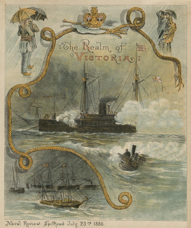 La revue navale, Spithead, 23 juillet 1886 - English School