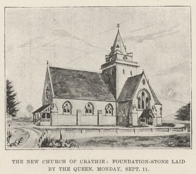 La nouvelle église de Crathie, pierre angulaire posée par la Reine, lundi - English School