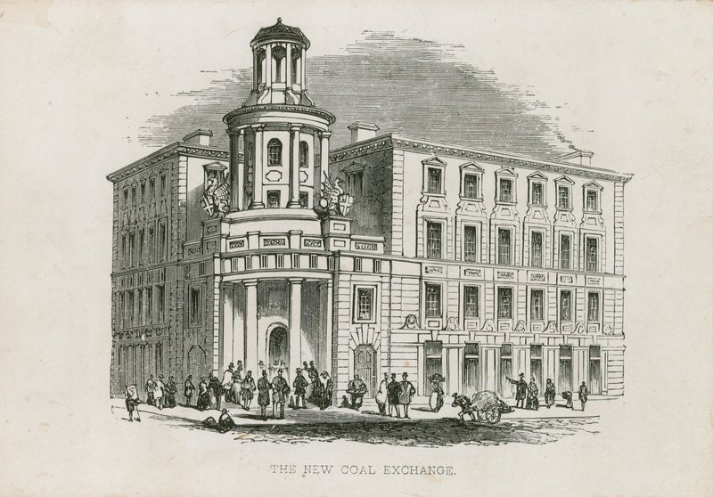 Le nouveau Coal Exchange, Thames Street - English School