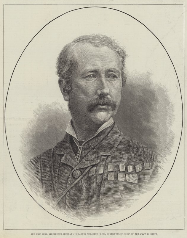 Le nouveau pair, lieutenant-général Sir Garnet Wolseley, GCB, commandant en chef de l