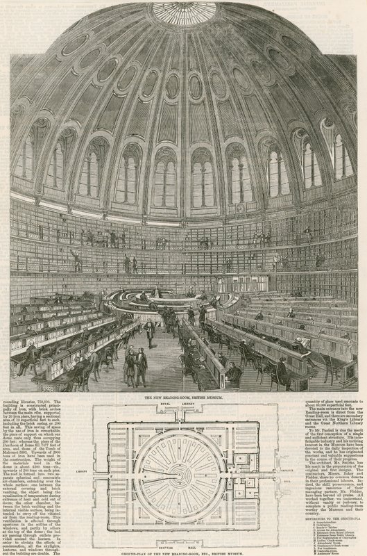 La Nouvelle Salle de Lecture, British Museum - English School