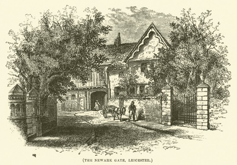 The Newark Gate, Leicester (gravure) - English School