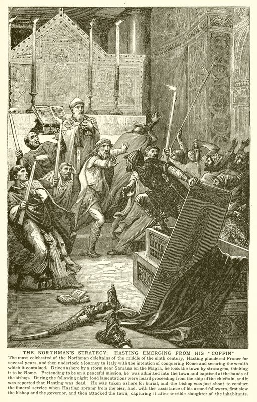 La stratégie des Northmans : Hasting sortant de son cercueil - English School