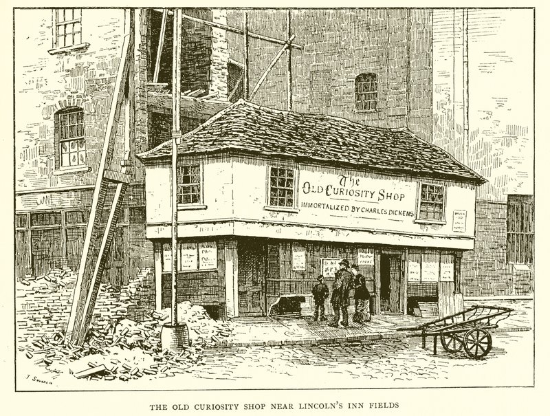 La vieille boutique de curiosités près de Lincolns Inn Fields - English School