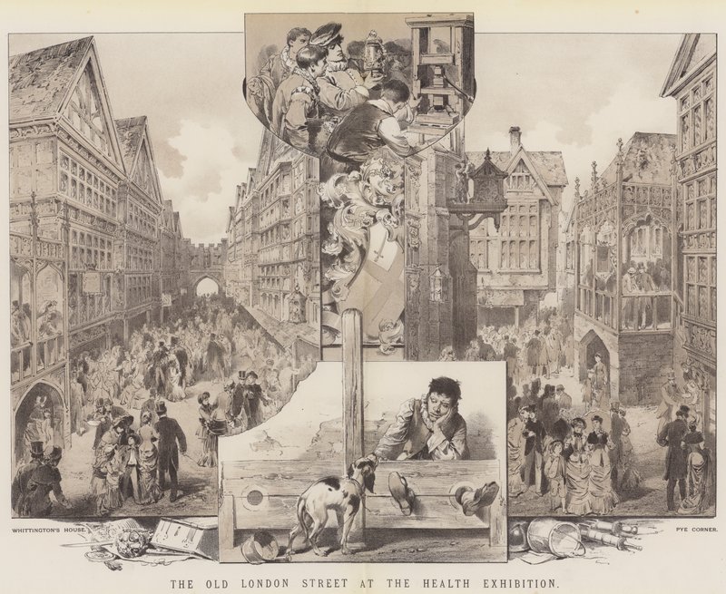 La vieille rue de Londres à l