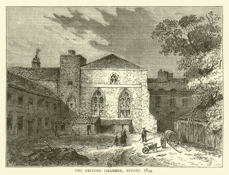 La chambre peinte, avant 1834 - English School