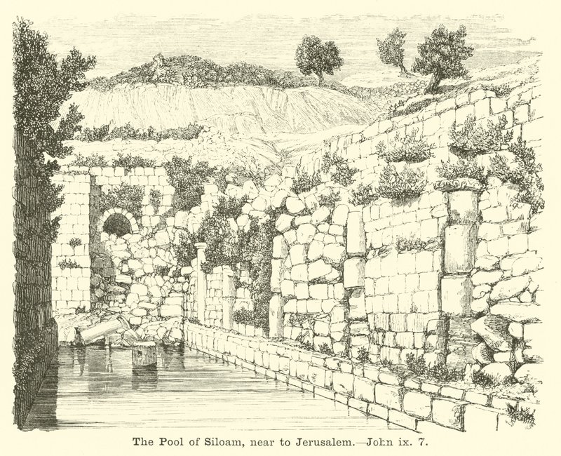 La piscine de Siloé, près de Jérusalem - English School