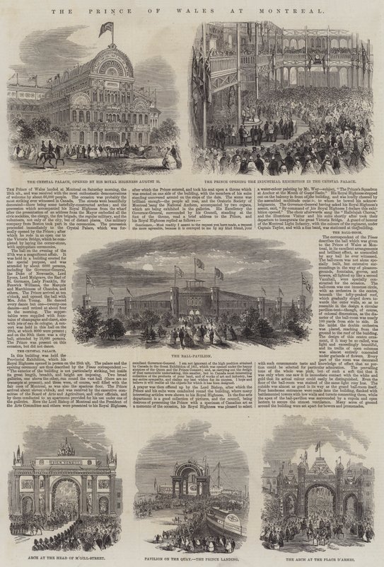 Le prince de Galles à Montréal - English School