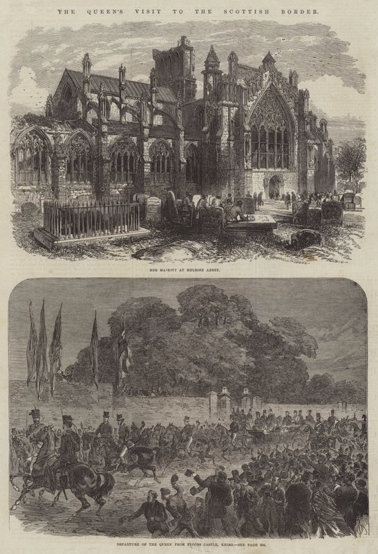 Visite de la Reine à la Frontière Écossaise - English School