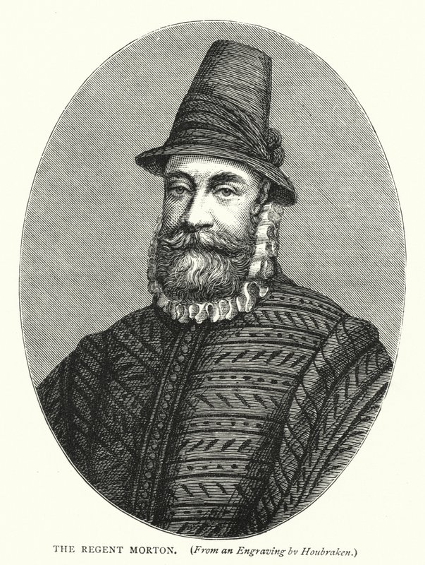 Le régent Morton (gravure) - English School