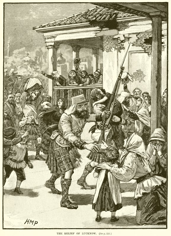 Le secours de Lucknow - English School