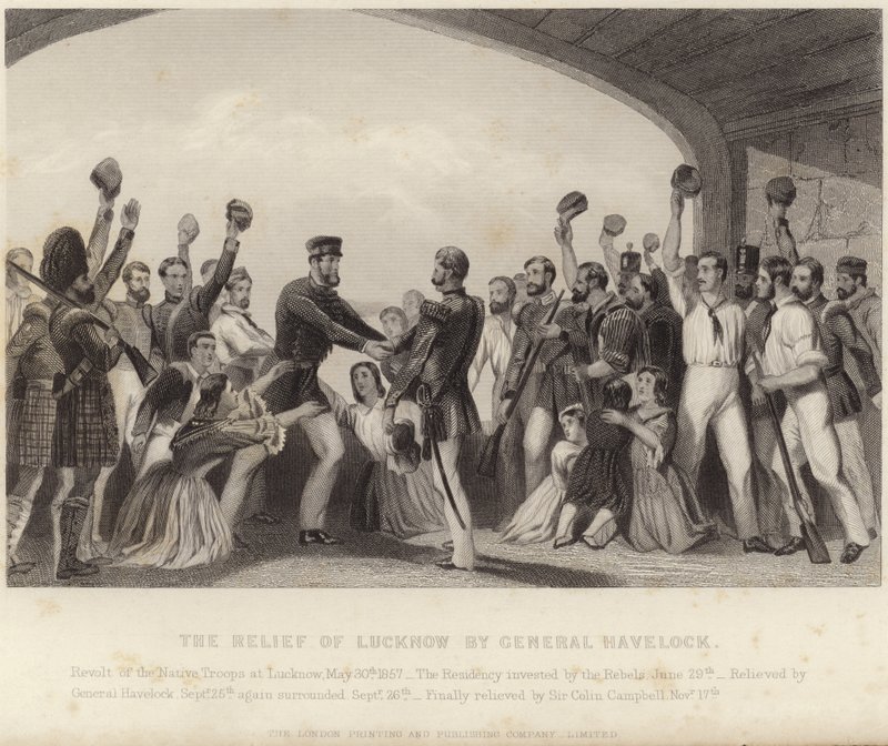 Le secours de Lucknow par le général Havelock - English School