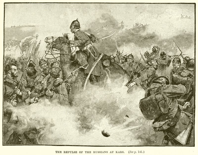La repousse des Russes à Kars - English School