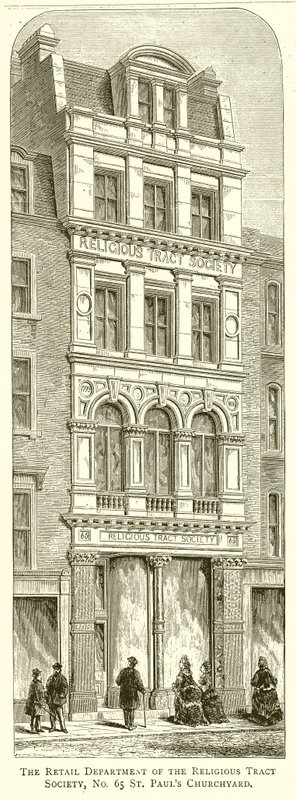 Le département de vente au détail de la Religious Tract Society, no. 65 St. Paul