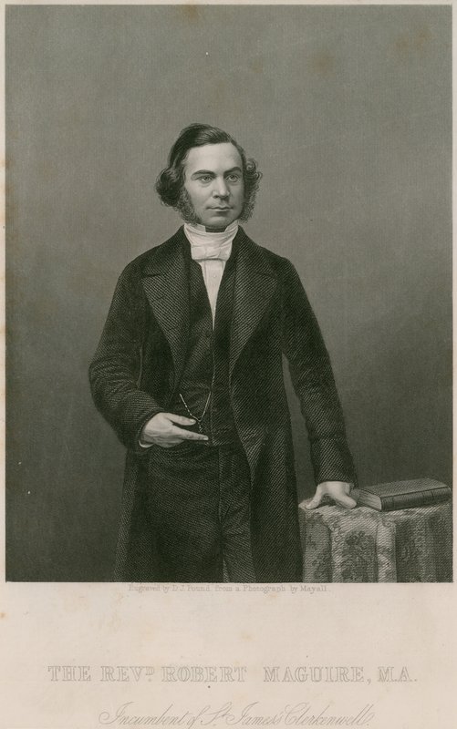 Révérend Robert Maguire, Saint-Jacques Clerkenwell - English School