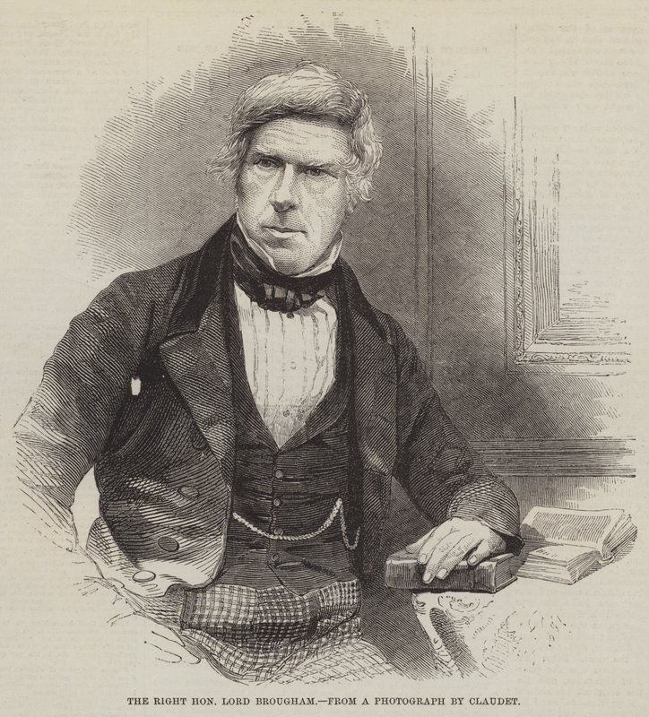 Le très honorable Lord Brougham - English School