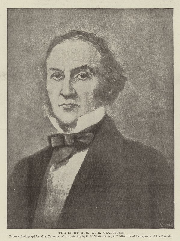 Le très honorable W E Gladstone - English School