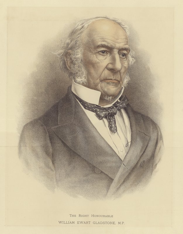 Le très honorable William Ewart Gladstone - English School