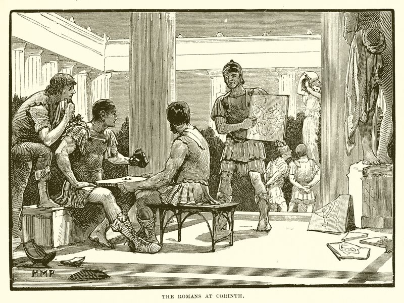 Les Romains à Corinthe - English School