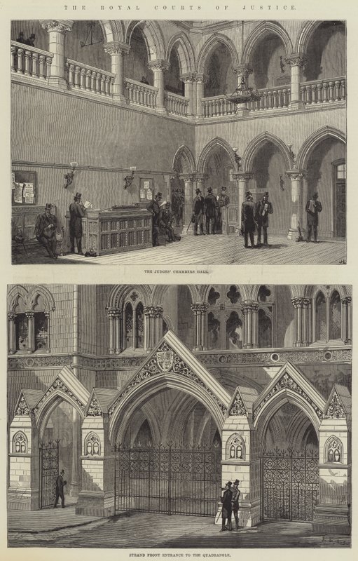 Les Royal Courts of Justice - English School