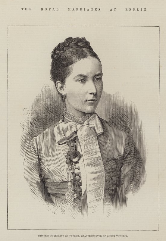 Les mariages royaux à Berlin (gravure) - English School