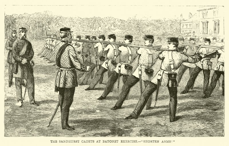 Les cadets de Sandhurst à l