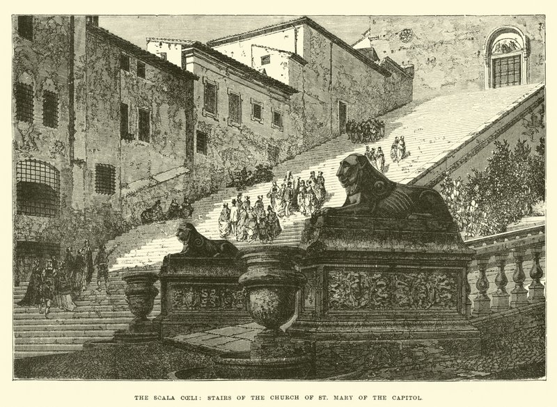 La Scala Coeli, escaliers de l