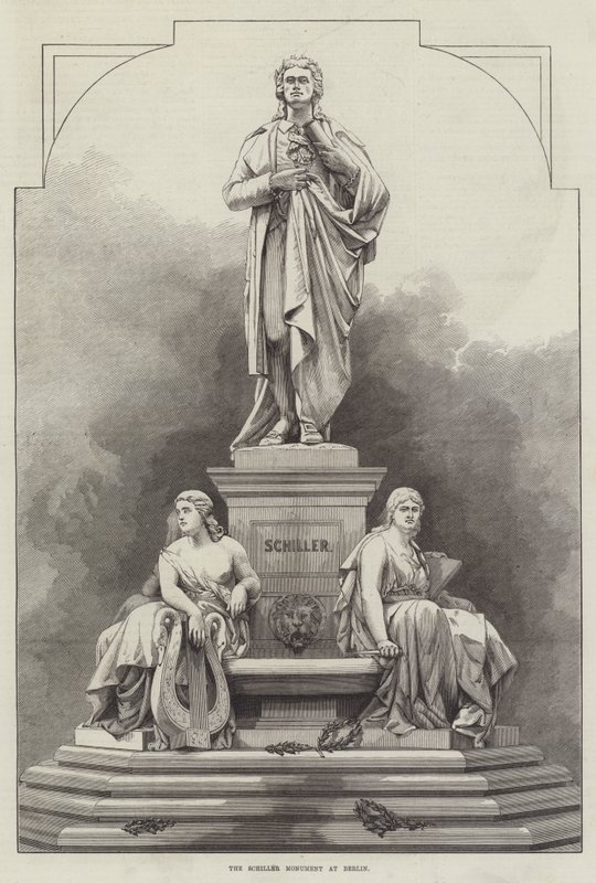 Le monument de Schiller à Berlin - English School