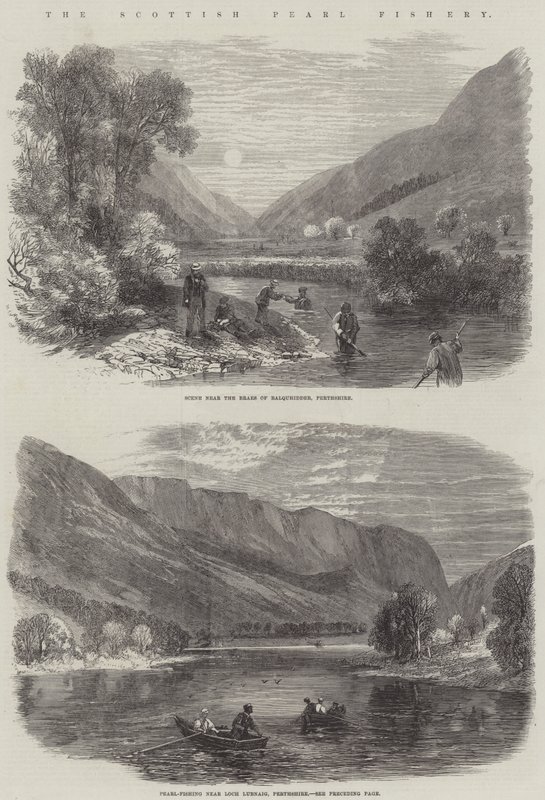 La pêche de perles en Écosse - English School