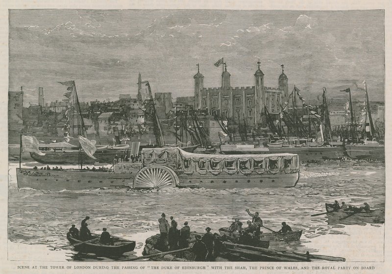 Le Shah de Perse en Angleterre - English School