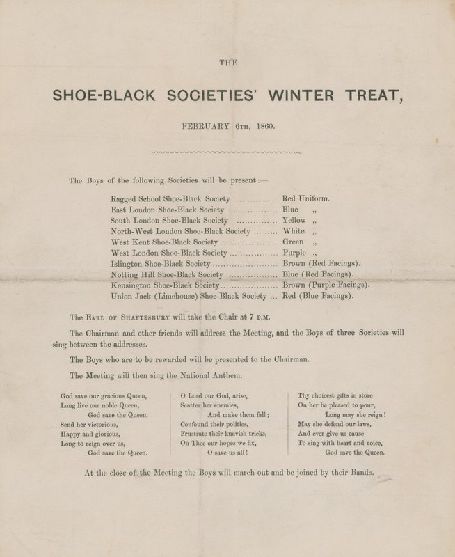 Le Traitement Hivernal des Sociétés de Cireurs de Chaussures - English School