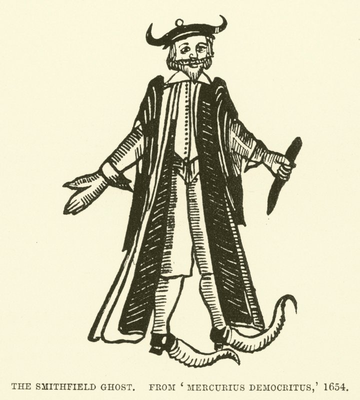 Le fantôme de Smithfield, de Mercurius Democritus - English School