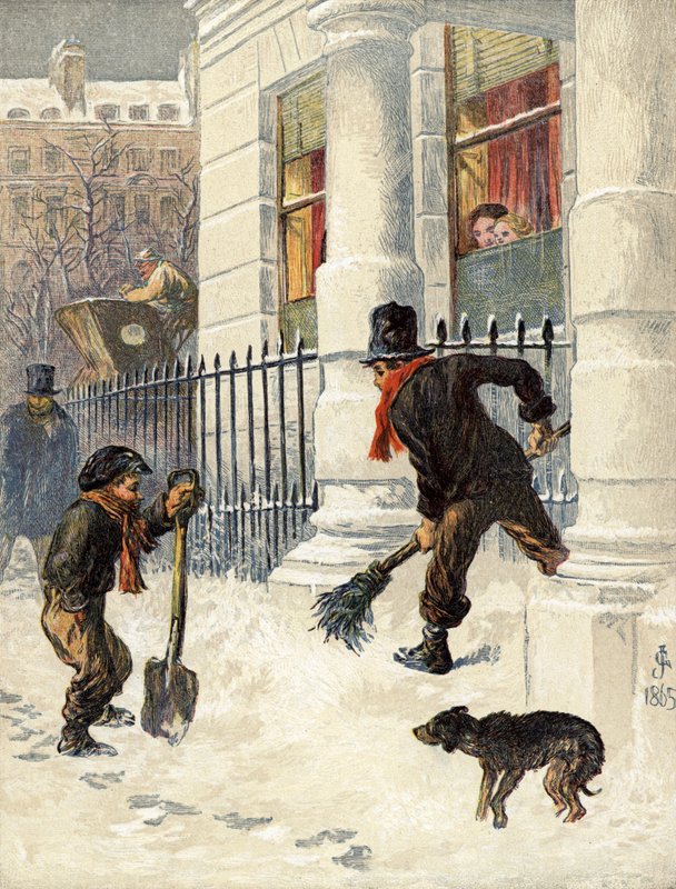 Les balayeurs de neige - English School